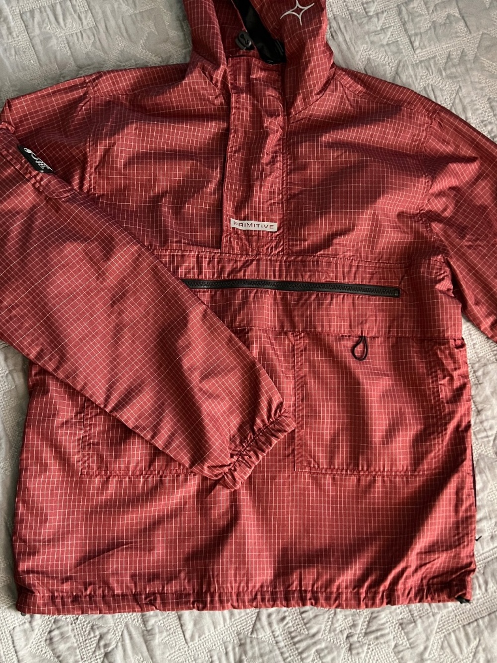 🔥 Primitive Tactical Anorak Jacket (Burgundy) Men M US🔥